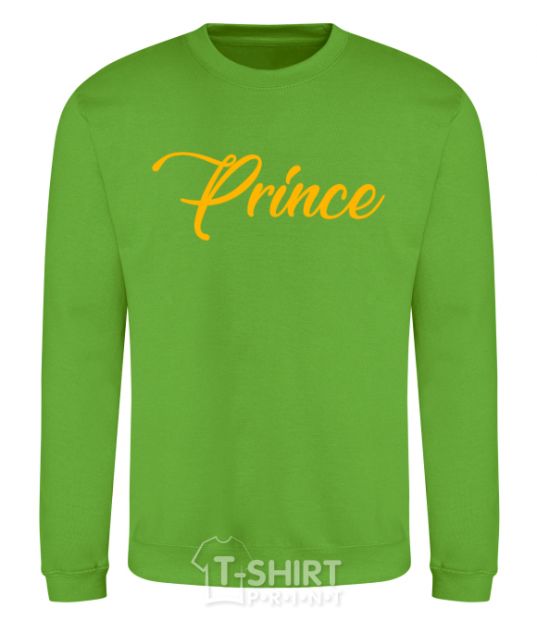 Sweatshirt Prince yellow orchid-green фото