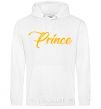 Men`s hoodie Prince yellow White фото