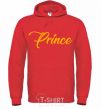 Men`s hoodie Prince yellow bright-red фото