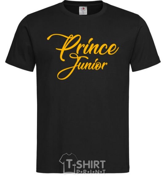 Мужская футболка Prince junior yellow Черный фото