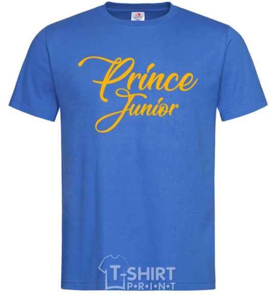 Мужская футболка Prince junior yellow Ярко-синий фото
