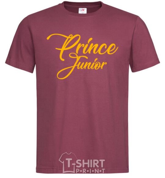 Men's T-Shirt Prince junior yellow burgundy фото