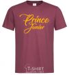 Men's T-Shirt Prince junior yellow burgundy фото