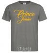 Мужская футболка Prince junior yellow Графит фото