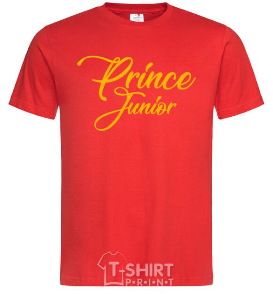Мужская футболка Prince junior yellow Красный фото