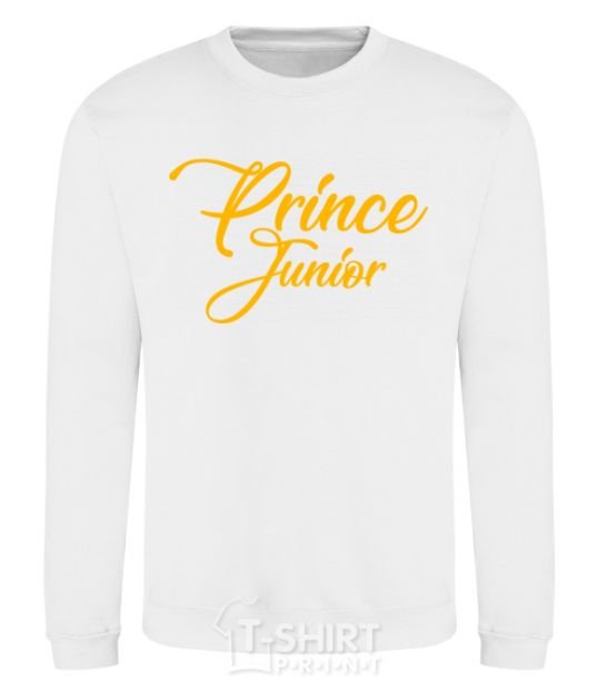 Sweatshirt Prince junior yellow White фото