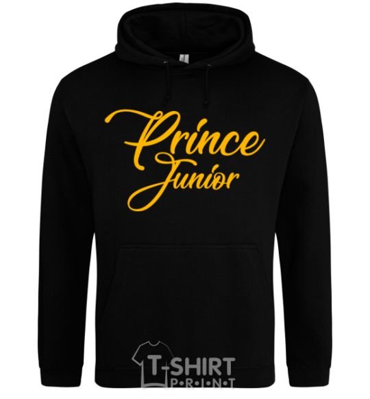 Men`s hoodie Prince junior yellow black фото