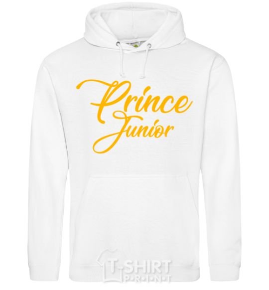 Men`s hoodie Prince junior yellow White фото