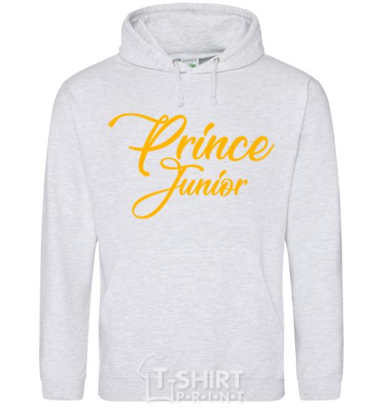 Men`s hoodie Prince junior yellow sport-grey фото