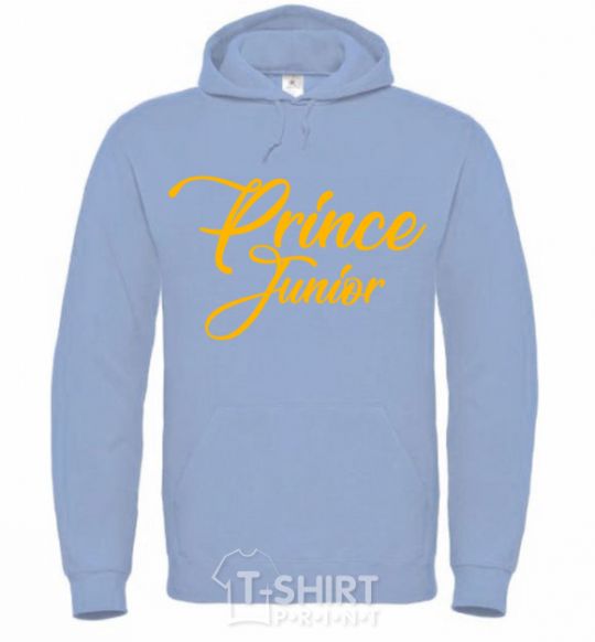 Men`s hoodie Prince junior yellow sky-blue фото