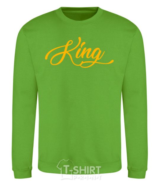 Sweatshirt King yellow orchid-green фото