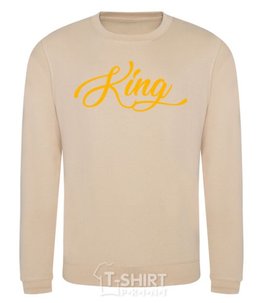 Sweatshirt King yellow sand фото