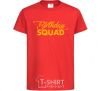 Kids T-shirt Birthday squad red фото