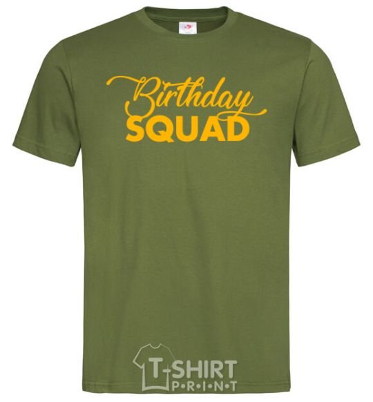 Men's T-Shirt Birthday squad millennial-khaki фото