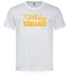 Men's T-Shirt Birthday squad White фото
