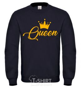 Sweatshirt Queen yellow black фото