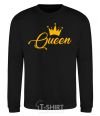 Sweatshirt Queen yellow black фото