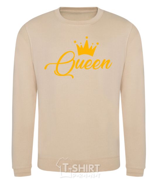Sweatshirt Queen yellow sand фото