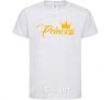 Детская футболка Princess crown Белый фото