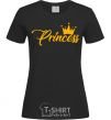 Women's T-shirt Princess crown black фото