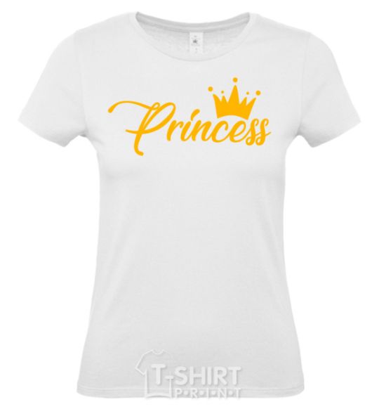 Women's T-shirt Princess crown White фото