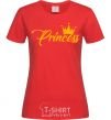 Women's T-shirt Princess crown red фото