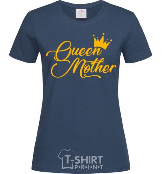 Women's T-shirt Queen mother navy-blue фото