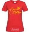 Женская футболка Queen mother Красный фото