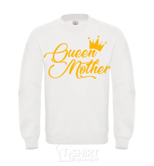 Sweatshirt Queen mother White фото