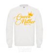 Sweatshirt Queen mother White фото