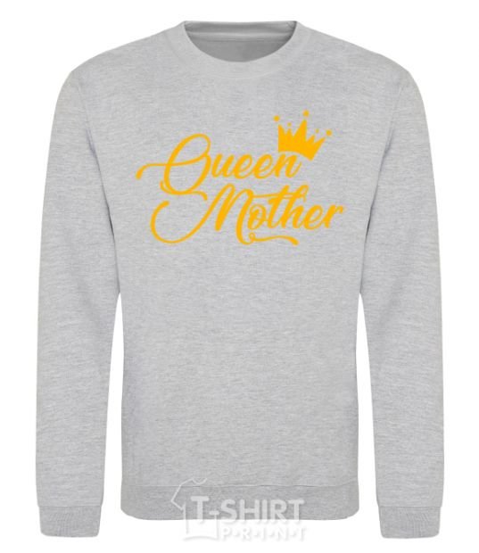 Sweatshirt Queen mother sport-grey фото