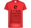 Kids T-shirt E constant red фото