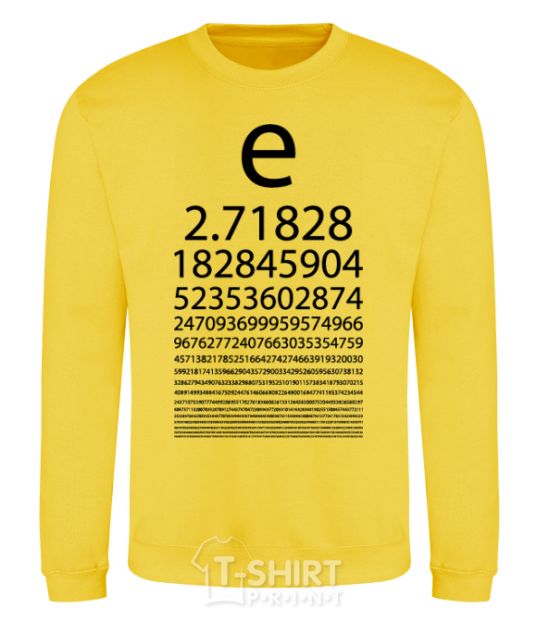 Sweatshirt E constant yellow фото