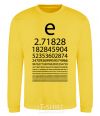 Sweatshirt E constant yellow фото