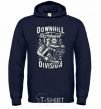 Men`s hoodie Downhill Skateboard Division navy-blue фото