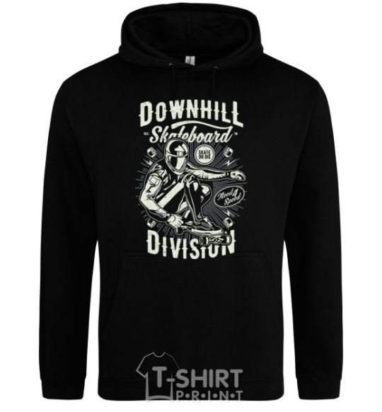 Men`s hoodie Downhill Skateboard Division black фото