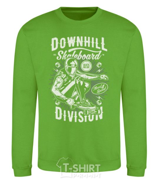 Sweatshirt Downhill Skateboard Division orchid-green фото