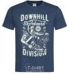 Men's T-Shirt Downhill Skateboard Division navy-blue фото