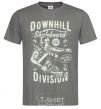 Men's T-Shirt Downhill Skateboard Division dark-grey фото