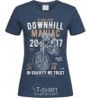 Women's T-shirt Downhill Maniac navy-blue фото