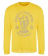 Sweatshirt Conquer From Within yellow фото