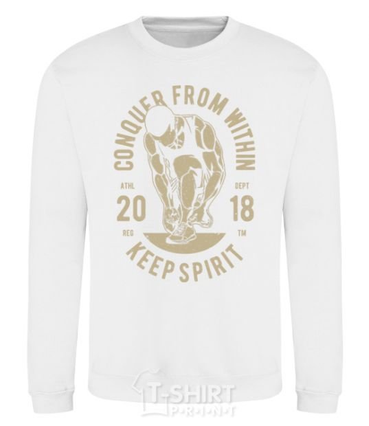 Sweatshirt Conquer From Within White фото