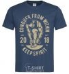 Men's T-Shirt Conquer From Within navy-blue фото