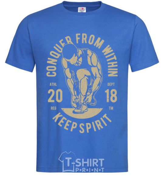 Men's T-Shirt Conquer From Within royal-blue фото