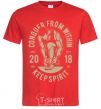 Men's T-Shirt Conquer From Within red фото