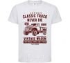 Kids T-shirt Classic Truck White фото