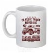 Ceramic mug Classic Truck White фото