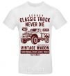 Men's T-Shirt Classic Truck White фото