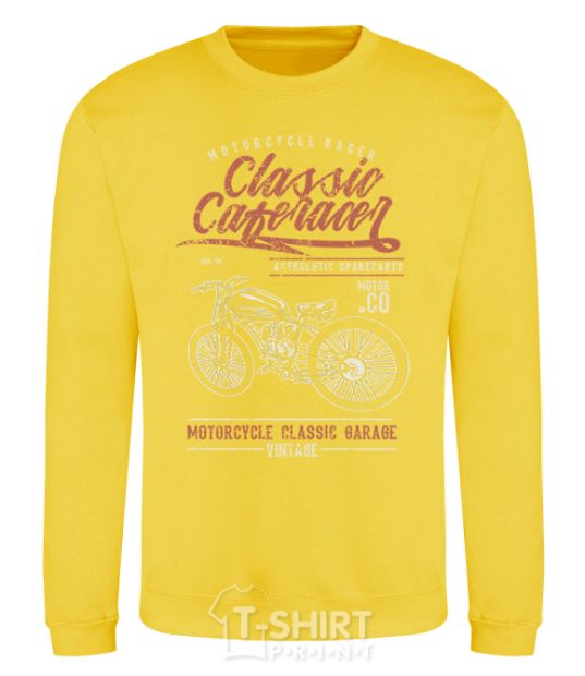 Sweatshirt Classic Caferacer yellow фото