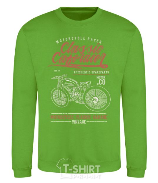 Sweatshirt Classic Caferacer orchid-green фото